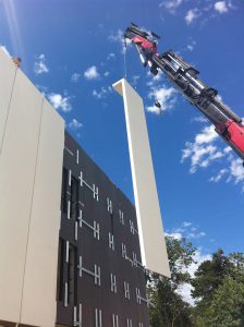 Insert fixation pour béton exemple façade